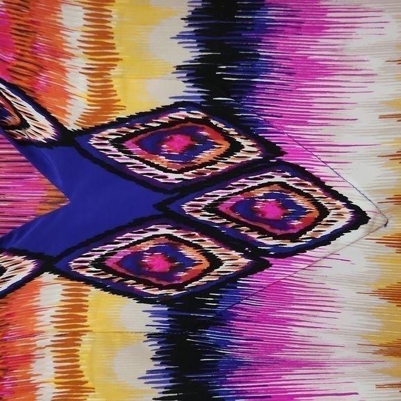 Trina Turk Theodore Dress 100%Silk Size XS Small Elegant Glam Coastal Bohemian - Picture 10 of 12